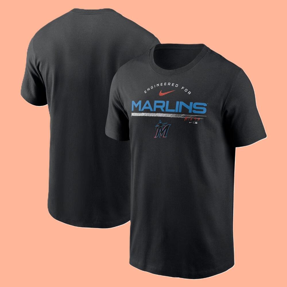 Nike Engineered For Miami Marlins Tee T Shirt Mens Size XXL NEW NWT